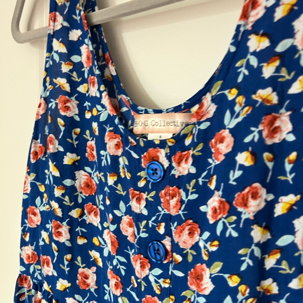 Blue Floral Dress